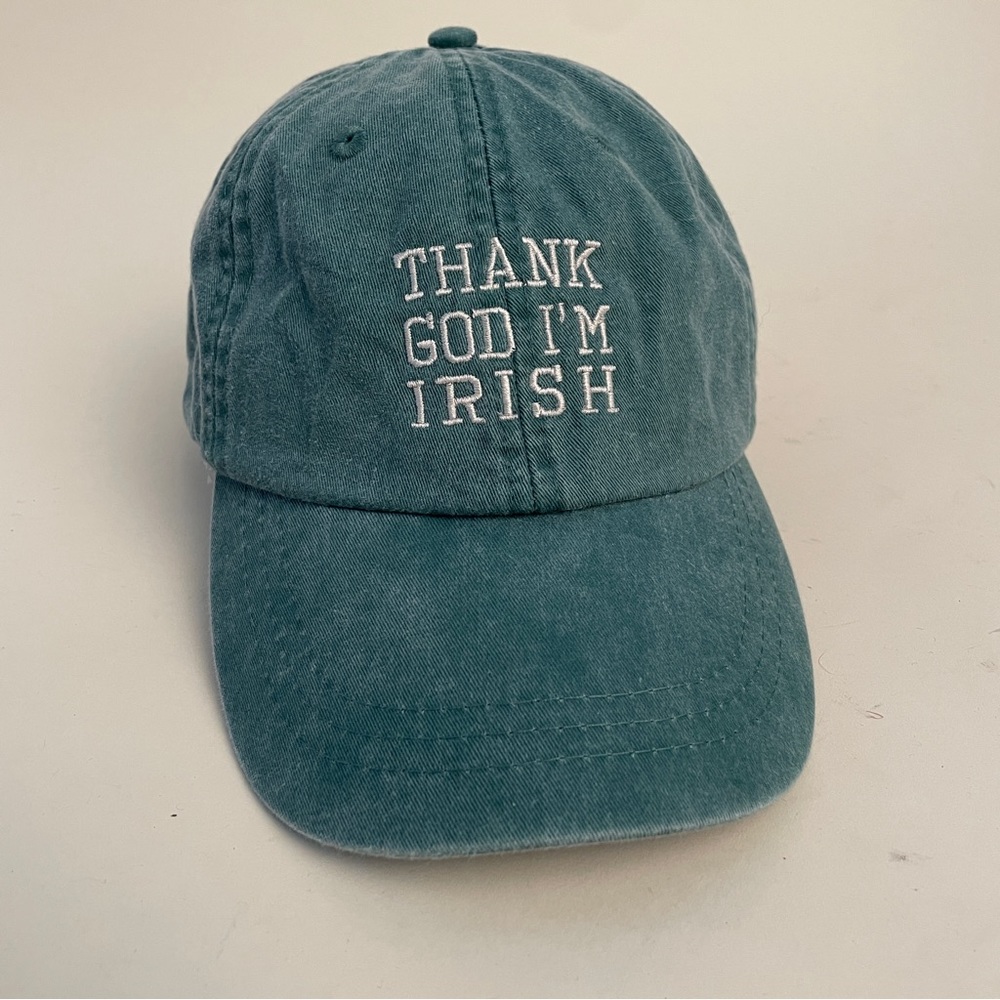 Adams Thank God I'm Irish Baseball Cap St. Patricks Day Strapback Hat Adjustable